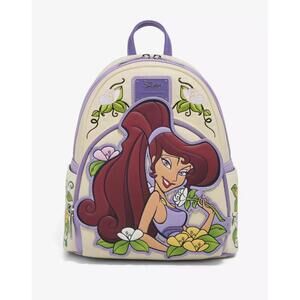 Loungefly Disney Hercules Meg Floral Backpack NWT